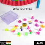 20pc Mix All New Toy With Plastic Commander Container , Mix All Types Playing Toy For Kids - Image 2