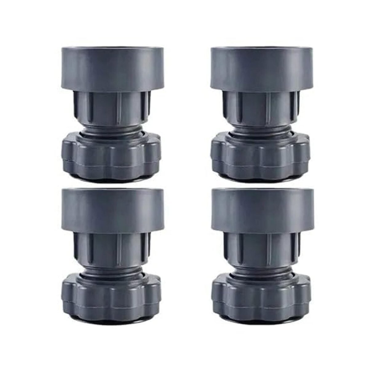 Plastic Washing Machine Vibration Feet , Adjustable Highly Non-Slip Support Anti Vibration Walk  Shock Absorber Noise Cancelling Furniture Lifting Base (4 Pcs Set) - Image 4