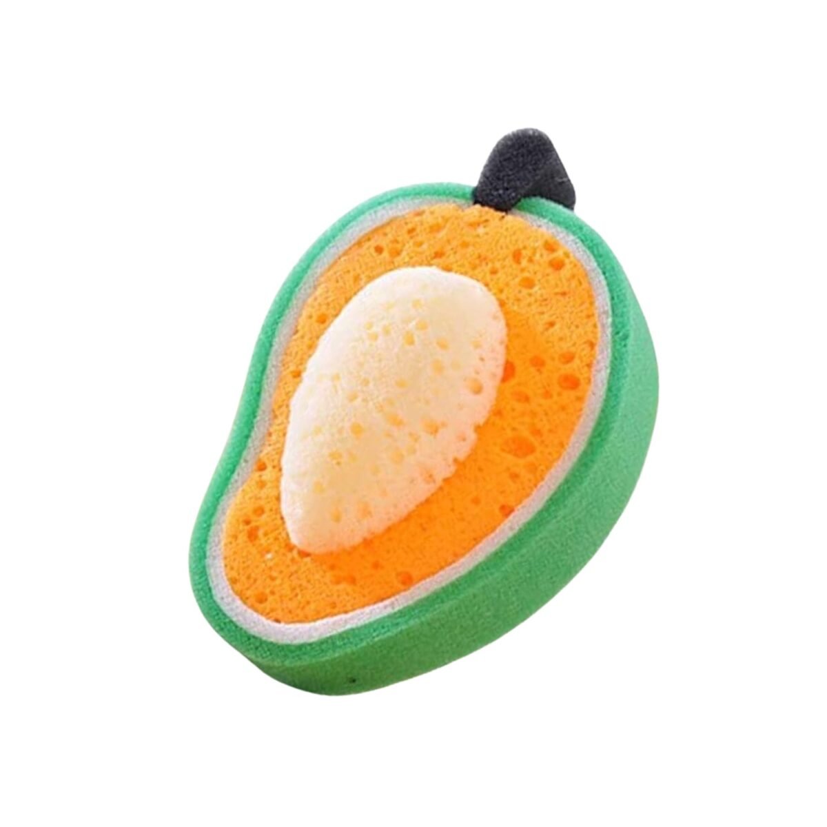 Multipurpose Mango Dish Sponge: Cleans Kitchen & Bath (Soft & Durable, 1 Pc) - Image 1