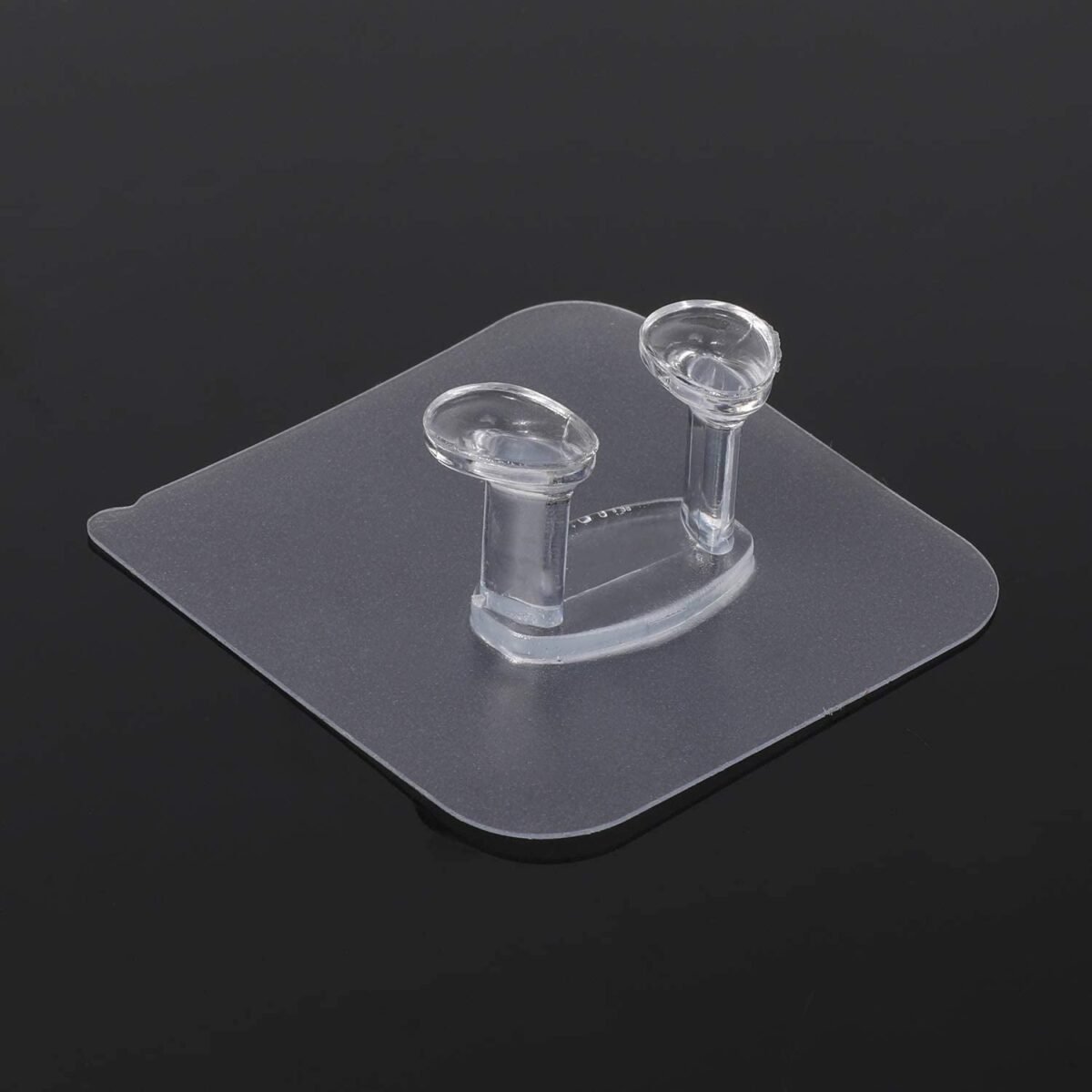 Transparent Self-Adhesive Wall Hook – Drill-Free, Waterproof & Oil-Proof for Toothbrush, Socket (1 Pc) - Image 5