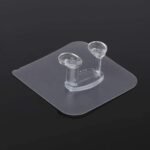 Transparent Self-Adhesive Wall Hook – Drill-Free, Waterproof & Oil-Proof for Toothbrush, Socket (1 Pc) - Image 5