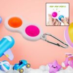 Simple Dimple Fidget Toy Mini Keychain - Image 3