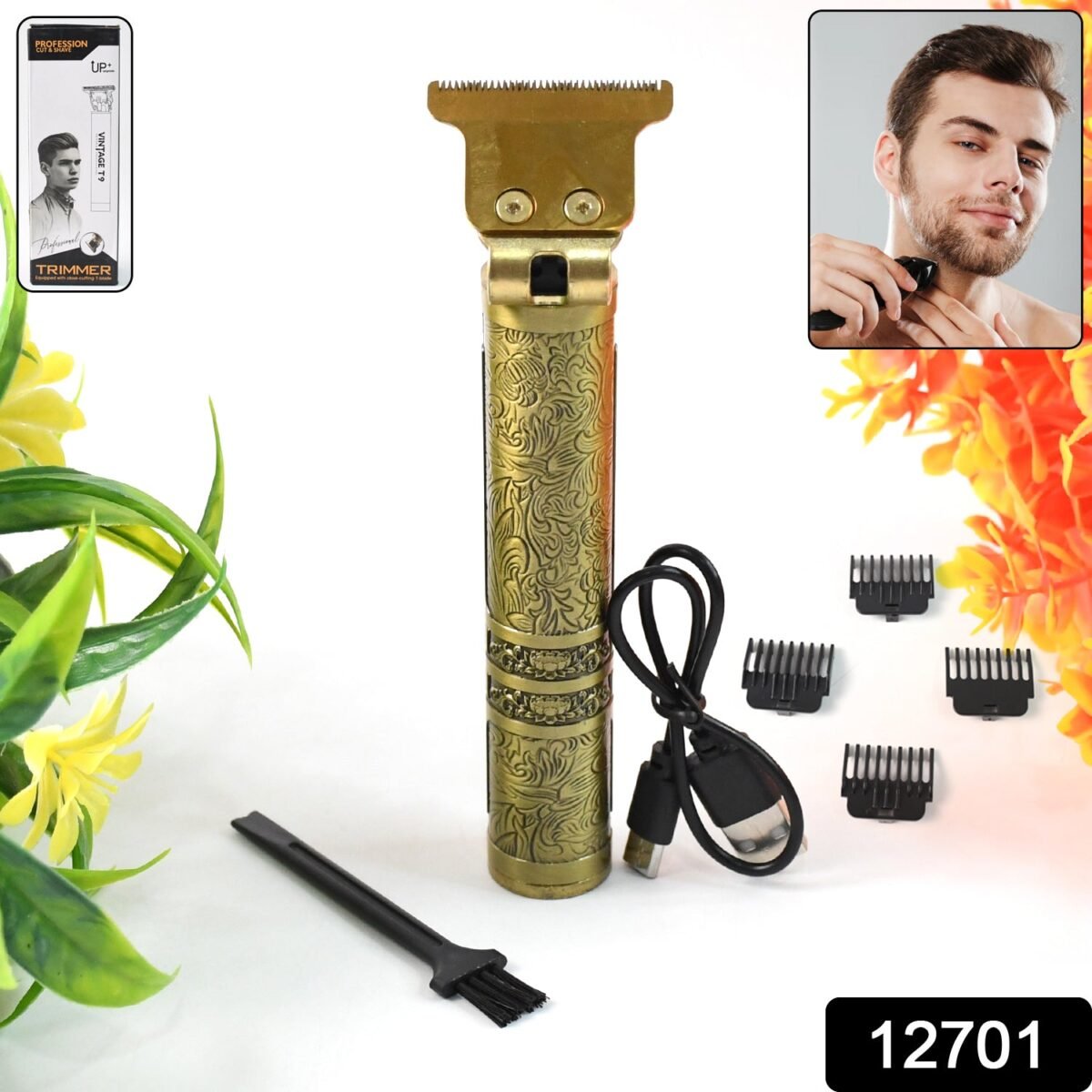 Rechargeable Electric Hair Clippers for Men Cordless Hair Trimmer Haircut Grooming Kit, Hair accessories - Image 2