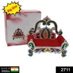 Bal Gopal Sihasan Throne - Large Decorative Stand for Home Temple Deity Display - Image 2