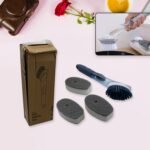 Mix Color Dish Scrubber with Soap Dispenser, Soap Dispensing Dish Brush Set, Dishwashing Brushes Kitchen Scrub Dish Wand for Dishes Sink Pot Pan Cleaning and Washing,1 Handle,3Refill Replacement Head - Image 6