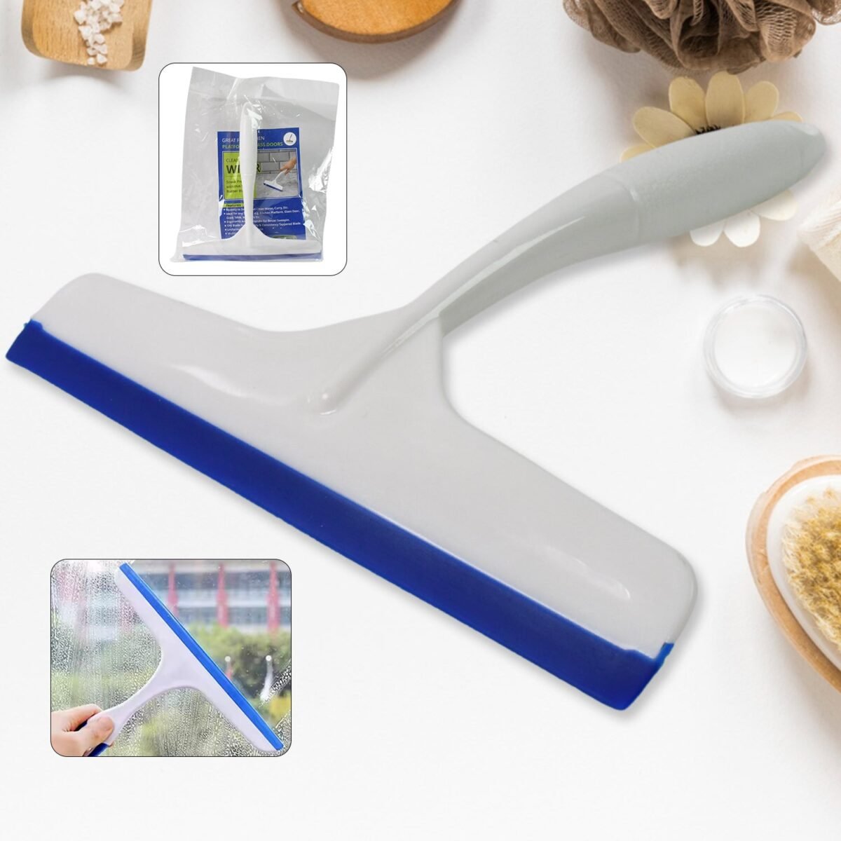 Plastic Kitchen Wiper (White / 1 Pc) - Image 1