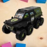 Big Military 8-Wheel Plastic Car Toy (1 Pc) - Image 3
