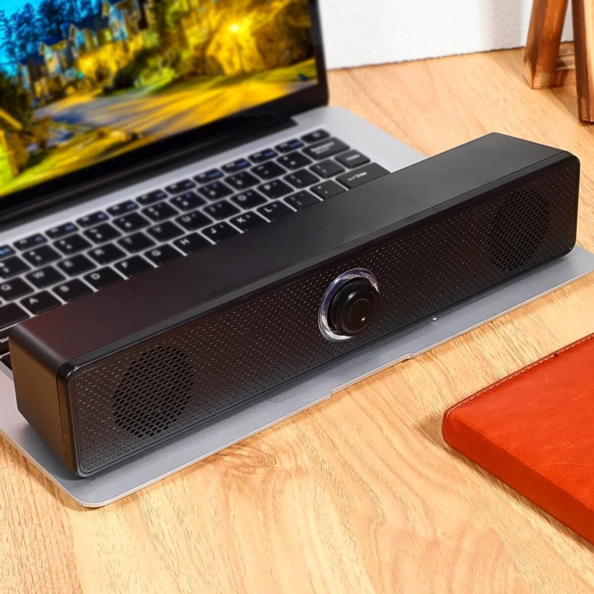 Desktop, Computer Speaker, Wired Plug and Play USB Powered Speaker (1 Pc) - Image 1