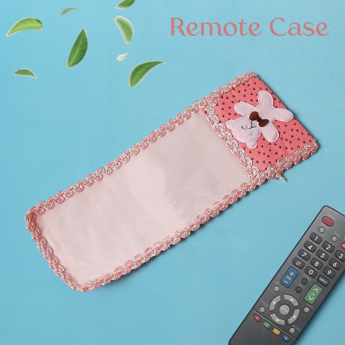 Cartoon Cloth Lace Remote Control Cover Remote Case (1 Pc / 21×8 CM / Medium) - Image 1