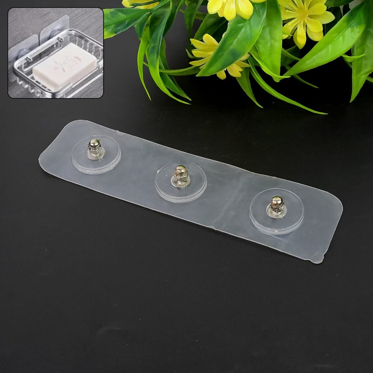 Adhesive Nails Wall Hooks (Screw Sticker / 3 Hook / 1 Pc) - Image 6