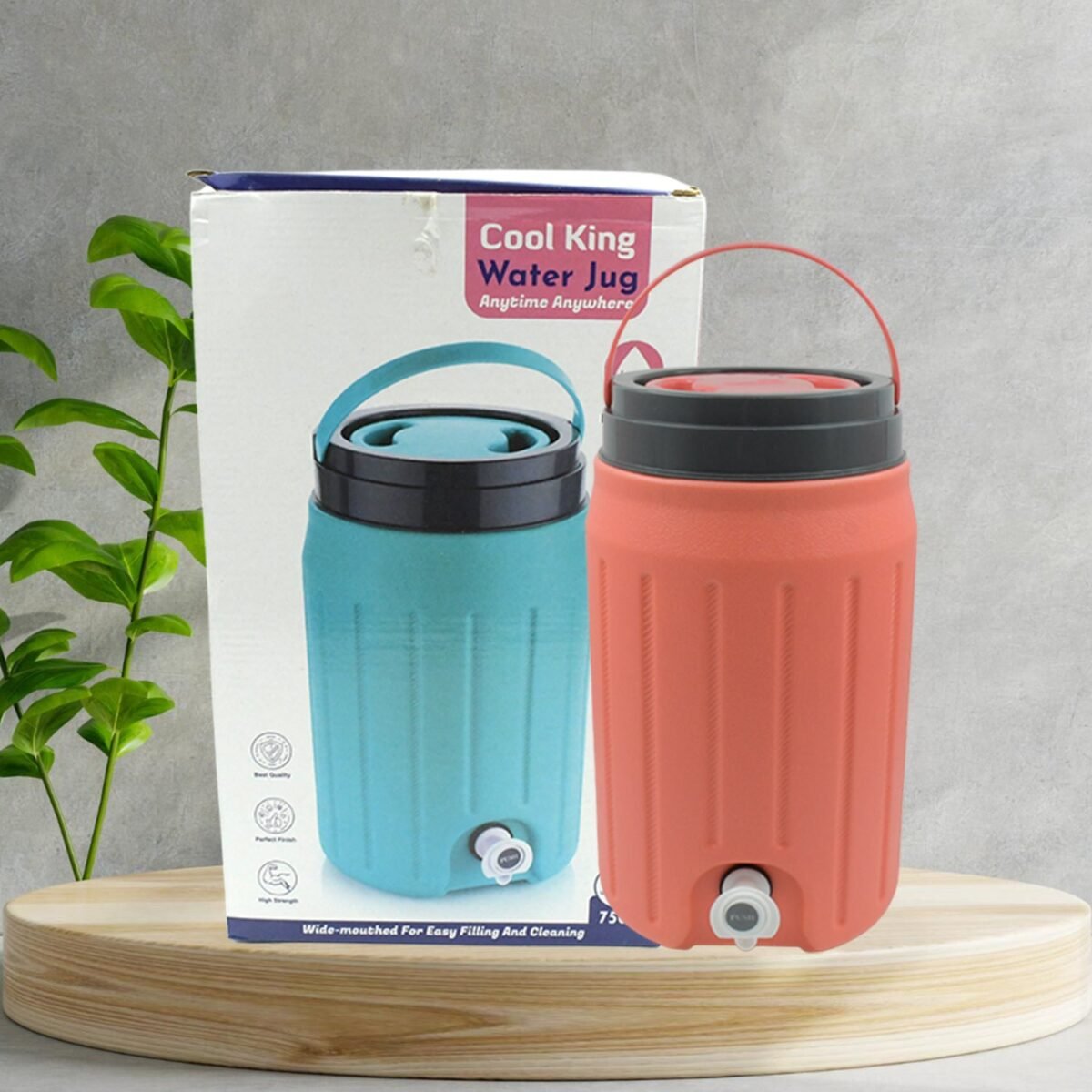 Insulated Water Jug with Tap (12000ml): Leakproof, Travel Cooler - Image 4