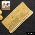 Oil Proof Sticker, Waterproof Self Adhesive Aluminum Foil Wallpaper (60 cm×200 Cm / Golden / 1 Pc) - Image 2