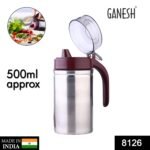 Oil Dispenser Stainless Steel with small nozzle 500ML Oil Container. - Image 2
