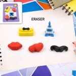 Fancy Colorful Eraser Set for Kids’ Parties & School (1 Set, Mixed Design) - Image 8
