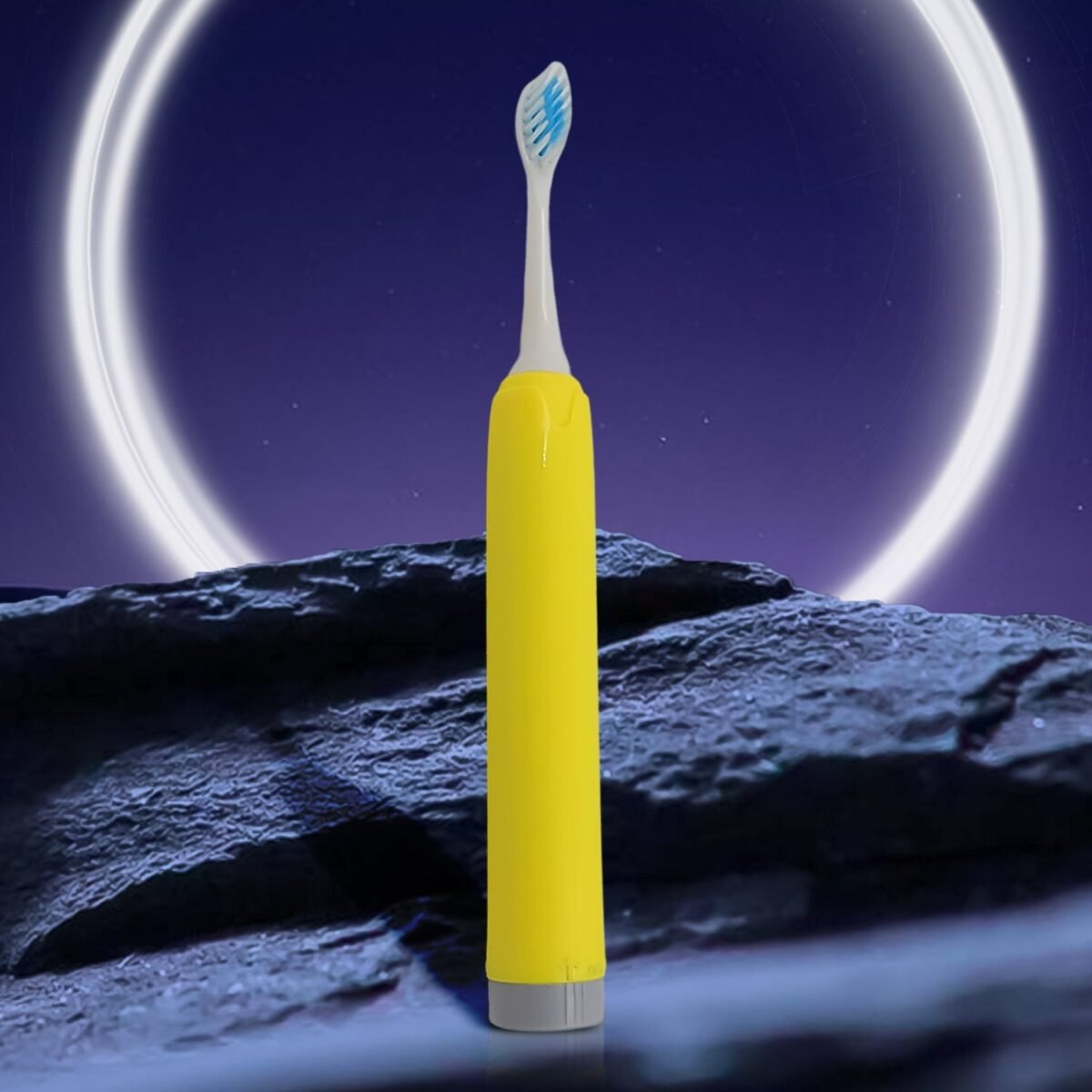 Adult Waterproof Electric Toothbrush 1 Head Battery Operated Toothbrush (1 Pc / Battery Not Included / Mix Color) - Image 1