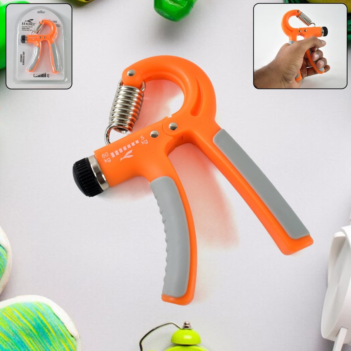 Adjustable Hand Grip Strengthener – 5kg to 60kg Resistance (1 Pc) - Image 1
