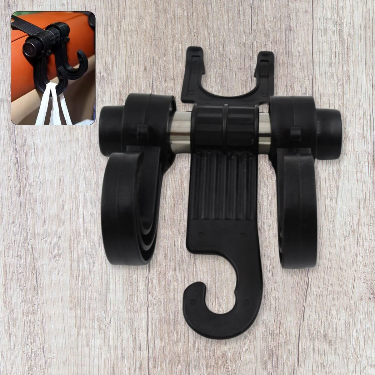 Car Hooks Vehicle Back Seat Hidden Headrest Hanger (1 Pc) - Image 1