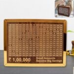 Wooden Money / Piggy Bank, Money Box (1 Pc / Pen Not Included)