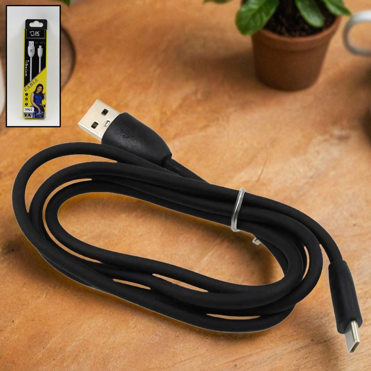 JK 2A Type C data cable Fast Charging, Data Transfer Cable (1 Pc) - Image 1