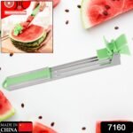 Stainless Steel Washable Watermelon Cutter – Windmill Slicer & Peeler - Image 2
