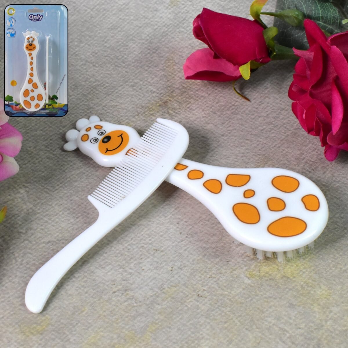 Baby comb and brush hair set (1 Pc / Mix Color), Hair accessories - Image 1