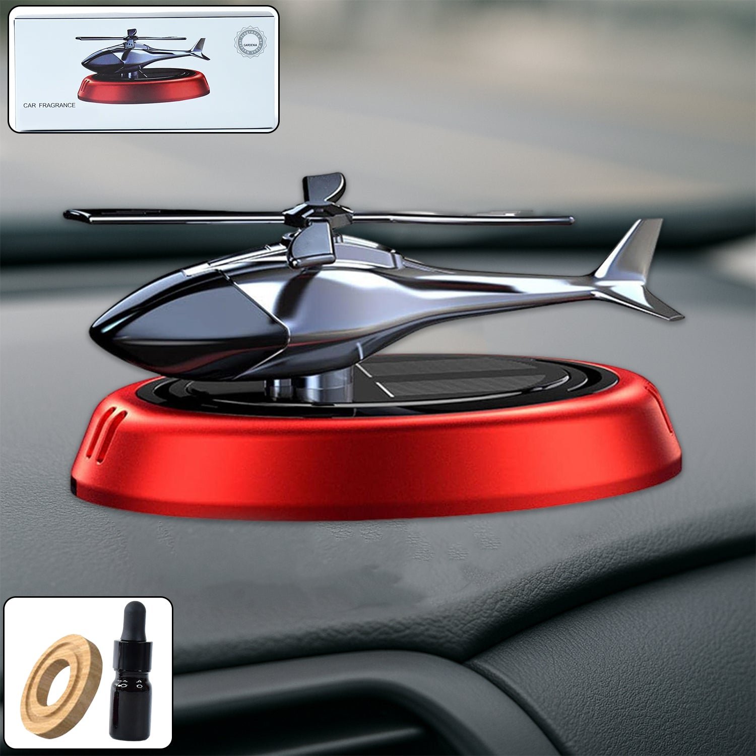 01_76695047-88e6-4491-9d30-f6c808d3e9de.jpg Solar-Powered Rotating Helicopter Car Air Freshener - Image 1