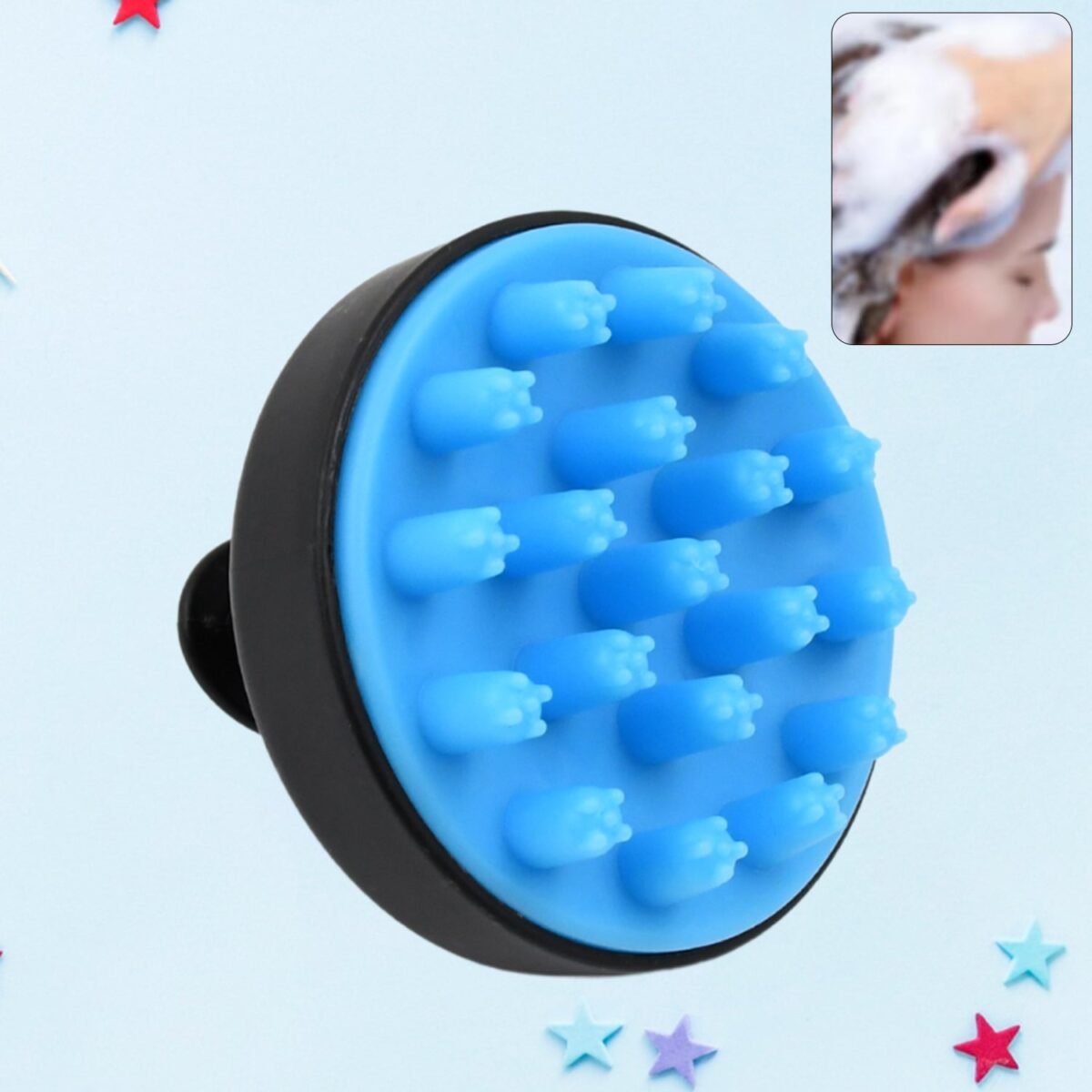 Hair Scalp Massager Shampoo Brush Comb (1 Pc), Hair accessories - Image 1