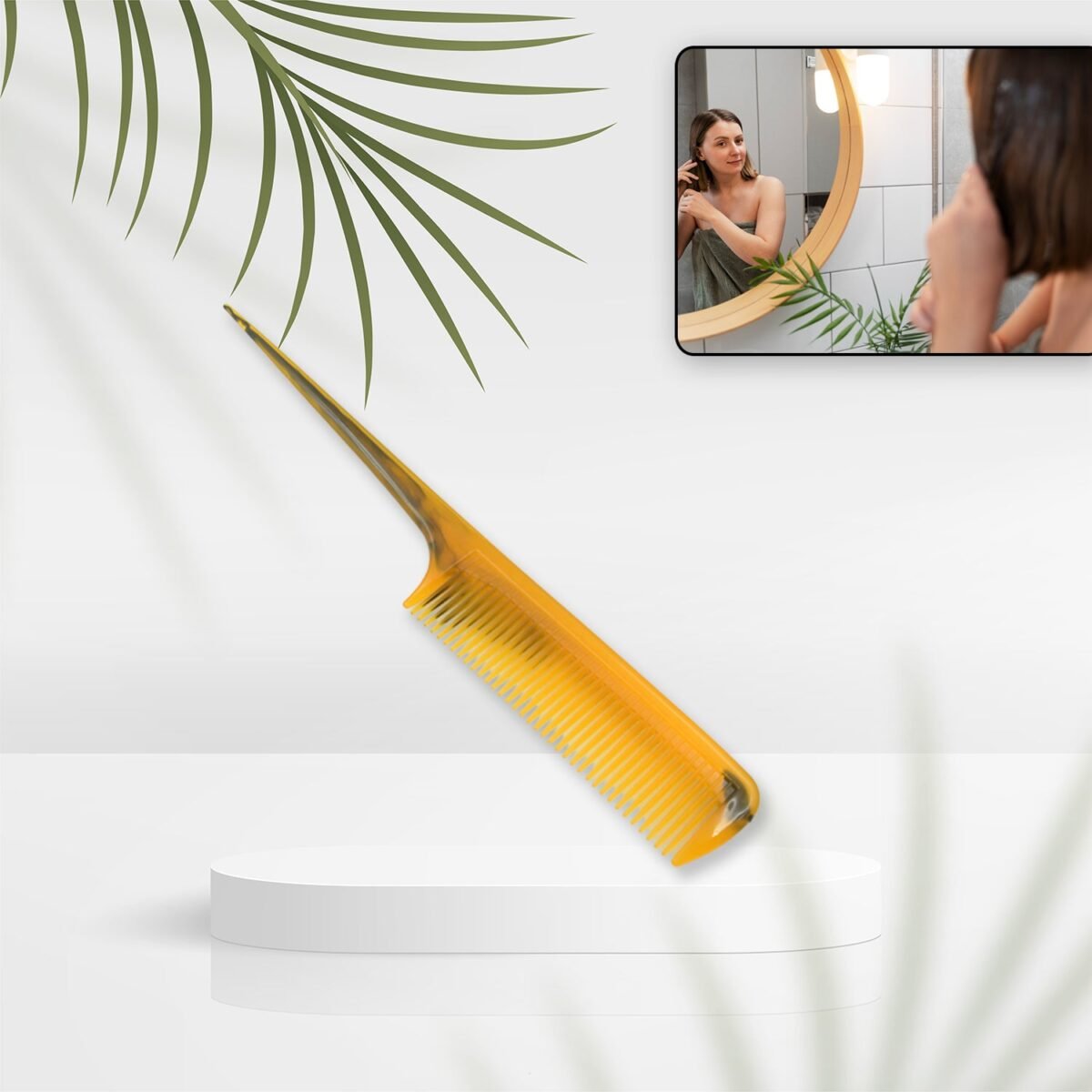 Salon Hairdressing Tapered Grip Hair Comb Beauty Tool Use For Men & Women  (1Pc Comb), Hair accessories - Image 1