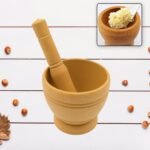 Mortar and Pestle Spice Grinder - Traditional Khalbatta for Kitchen Herb & Spice Preparation - Image 3
