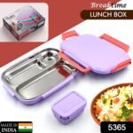 Kids’ School Lunch Box with Steel Plate - Image 2