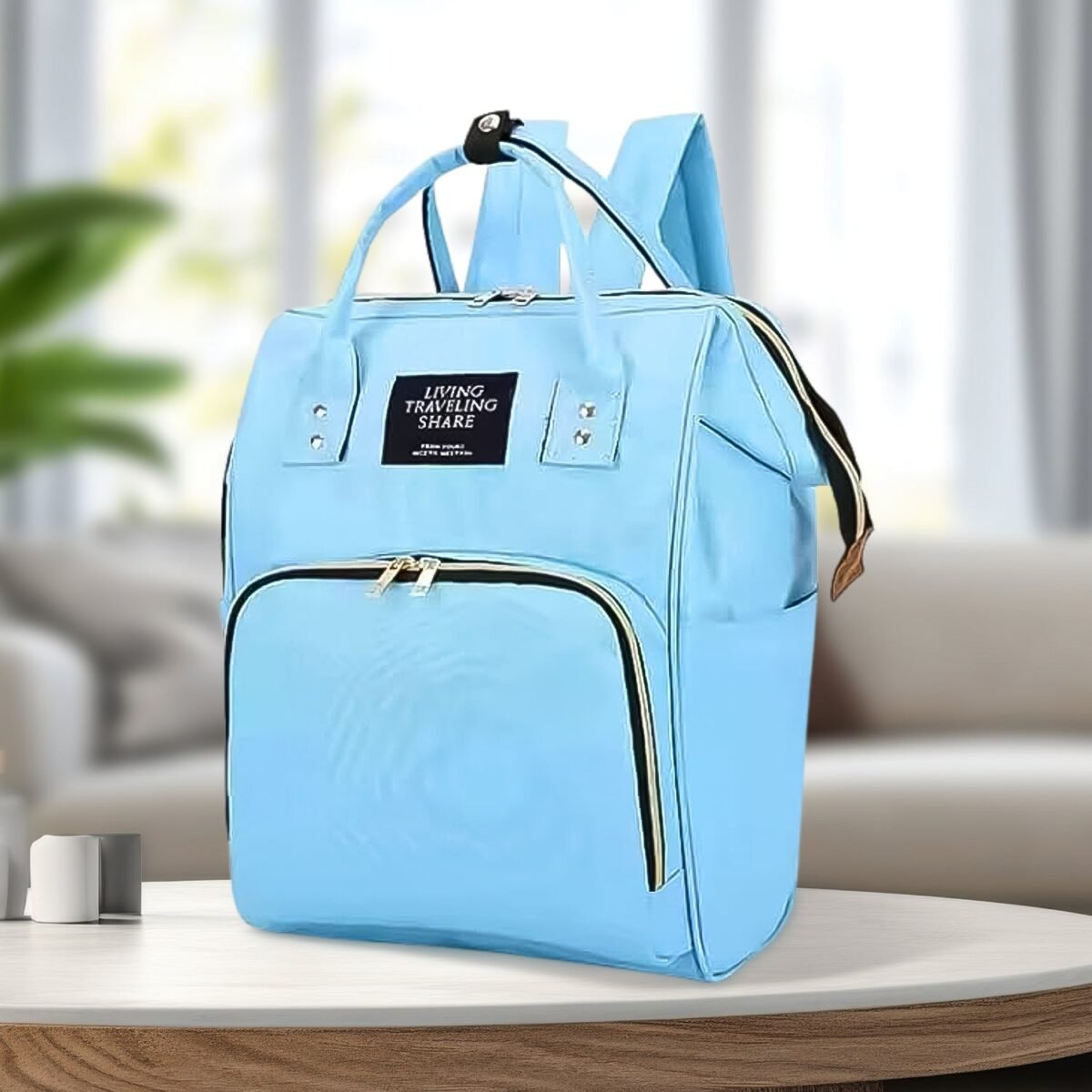 Multifunction Diaper Bag for Baby Care Travel Backpack Large Capacity (1 Pc) - Image 1