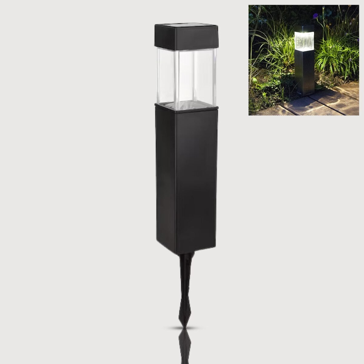 Big Garden Solar Light, Outdoor Garden Park Driveway Light (1 Pc) - Image 1