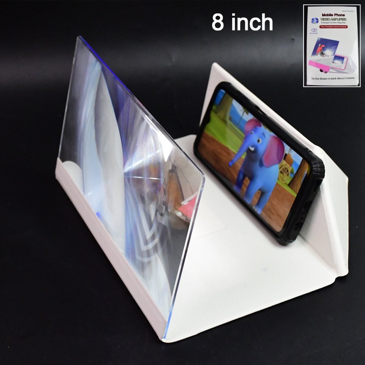 3D HD Mobile Phone Screen Magnifier Amplifier (1 Pc / 8 Inch) - Image 1