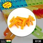 12 Pc Set Cloth Clip used in all kinds of household and official places for holding cloths and stuffs purposes. - Image 2