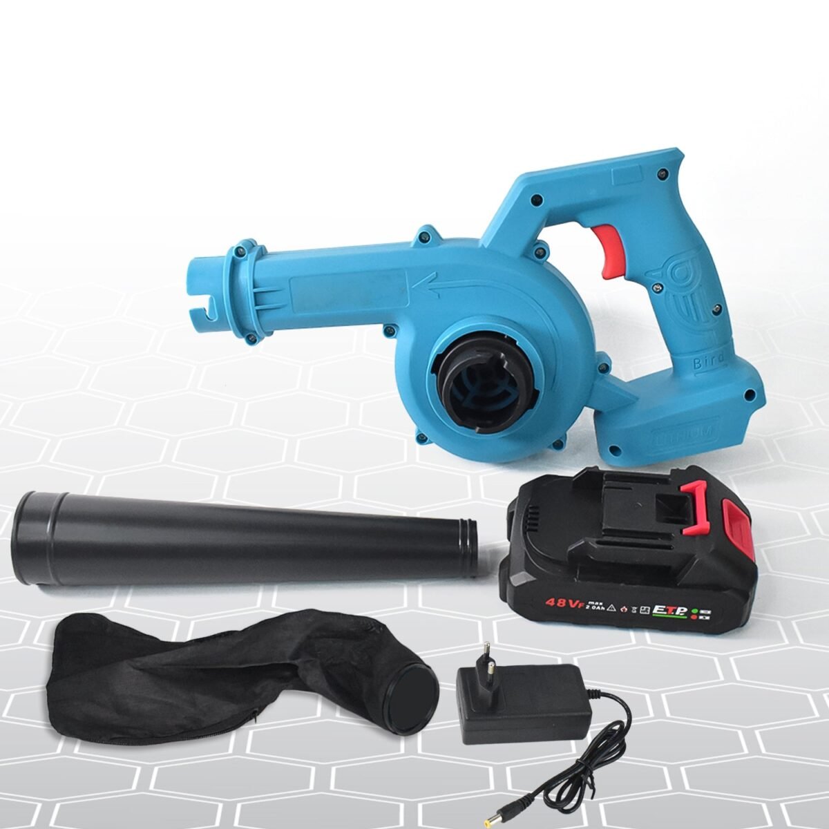 Multi-Purpose Home and Garden Air Blower and Suction Vacuum Combo Kit with Collection Bag for Easy Cleaning - Image 1