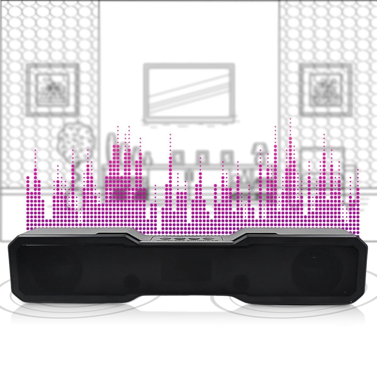 3D Sound Wireless Bluetooth Speaker (1 Pc) - Image 4