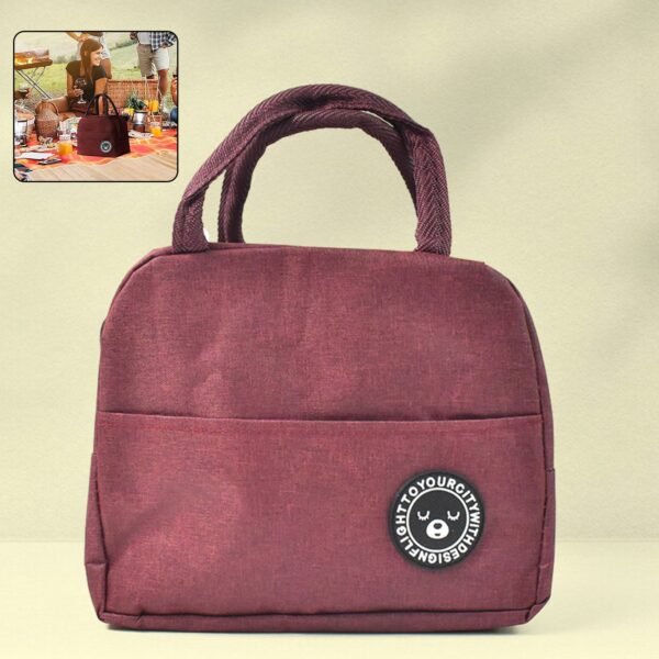 Lunch Box Bag for Women Men Insulated Lunch Bag With Zipper (1 Pc)