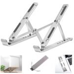 Home Foldable Height Adjustable Laptop Stand (1 Pc)