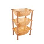 Multipurpose Plastic Storage Rack Organiser - 3 pcs