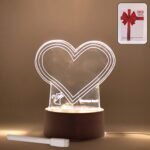 Creative Visualization Lamp 3D Acrylic Decorative Lamp With Pen
