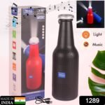 Bottle-Shaped Wireless Bluetooth Speaker with FM, USB & AUX Support - Image 2