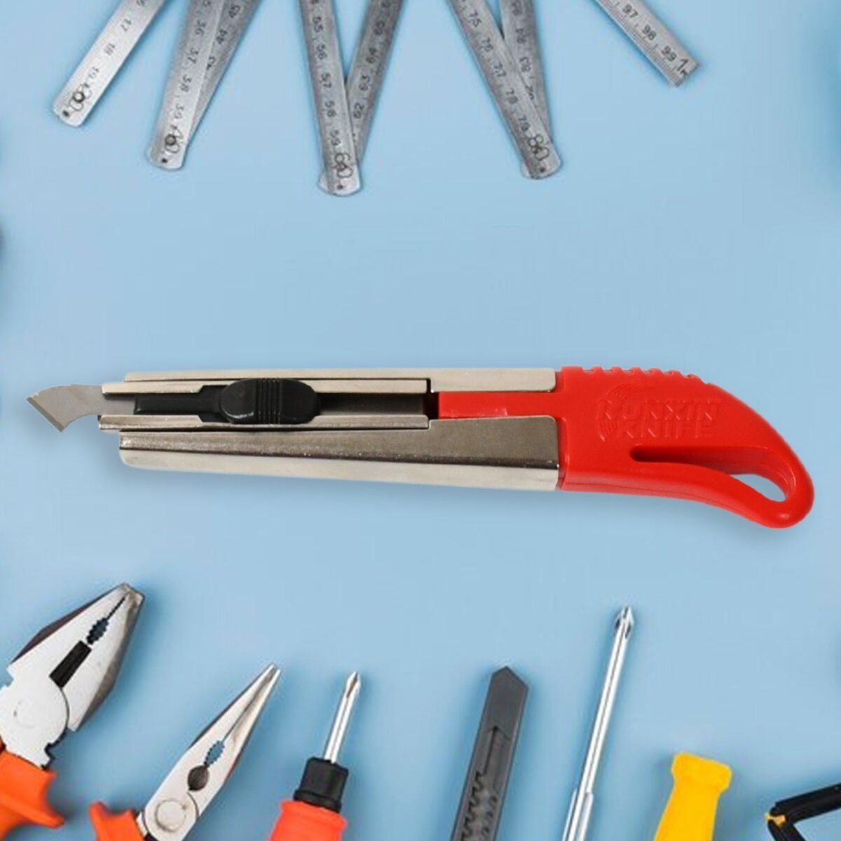 Multi-Use Plastic Cutter with Plastic Cutting Blade and Precision Knife Blade - Image 1