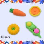Mix Design Fancy & Stylish Colorful Erasers (1 Set / 4 Pc Set) - Image 2