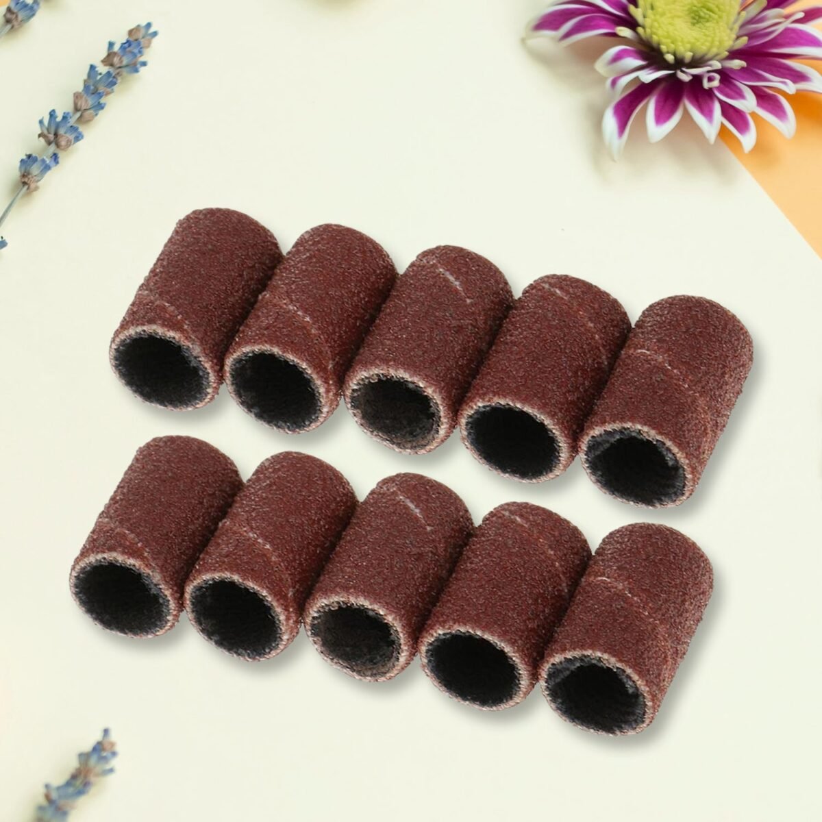 Nail Drill Sanding Band Machine Replacement Bits Pedicure Tool (10 Pcs Set) - Image 1