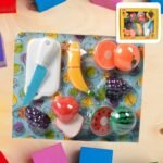 Realistic Sliceable Fruits Cutting Play Toy Set (7 Pcs Set) - Image 4