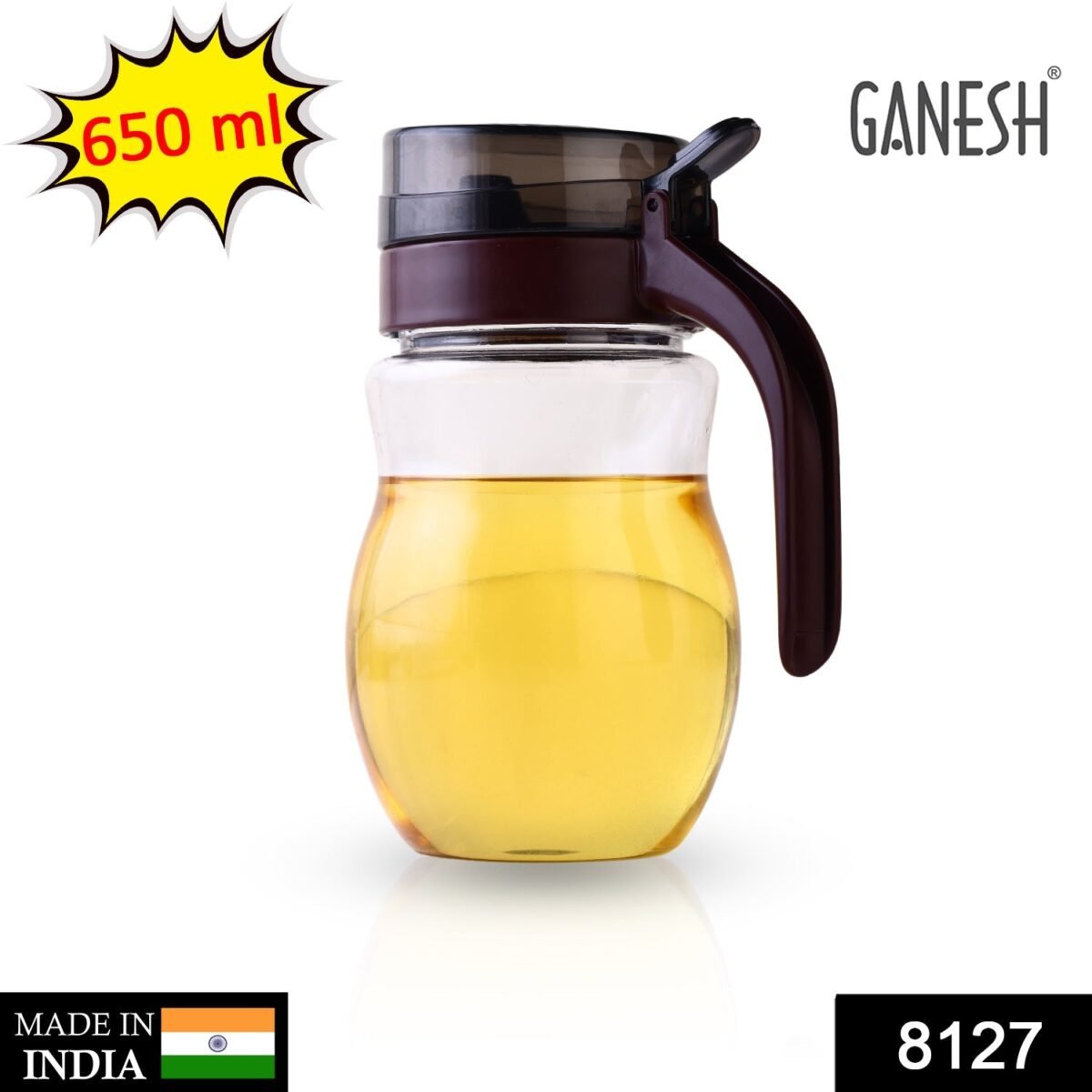 Oil Dispenser Stainless Steel with small nozzle 650ml - Image 2
