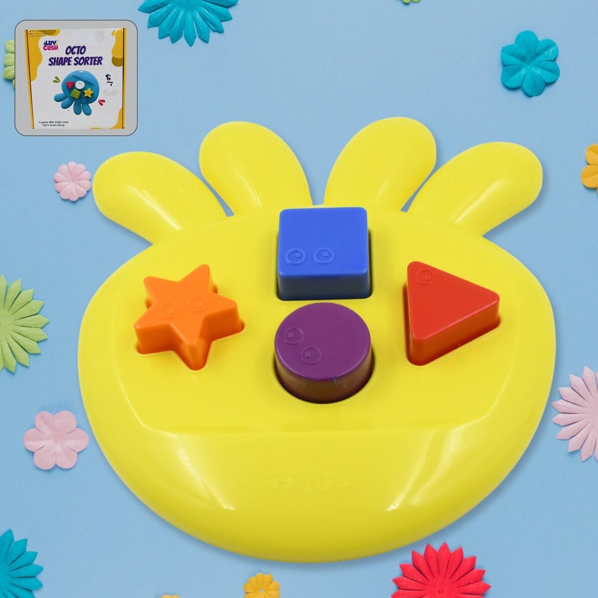 Octo Shape Sorter Toy for Kids’ Learning & Grasping (1 Pc) - Image 1