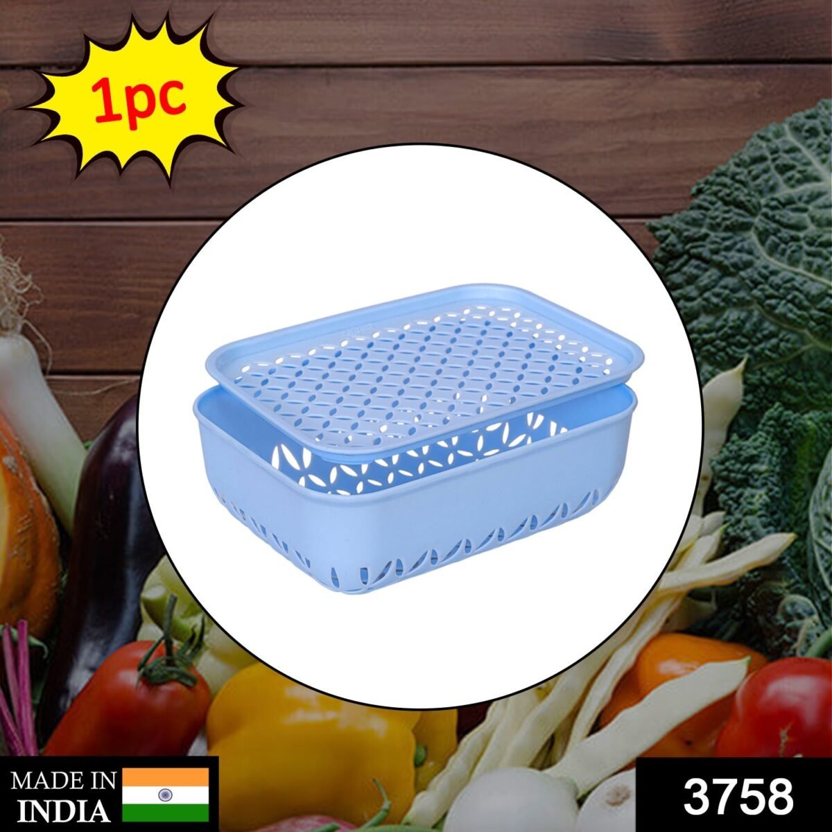 1 Pc Kothmir Basket widely used in all types of household places for holding and storing various kinds of fruits and vegetables etc. - Image 2