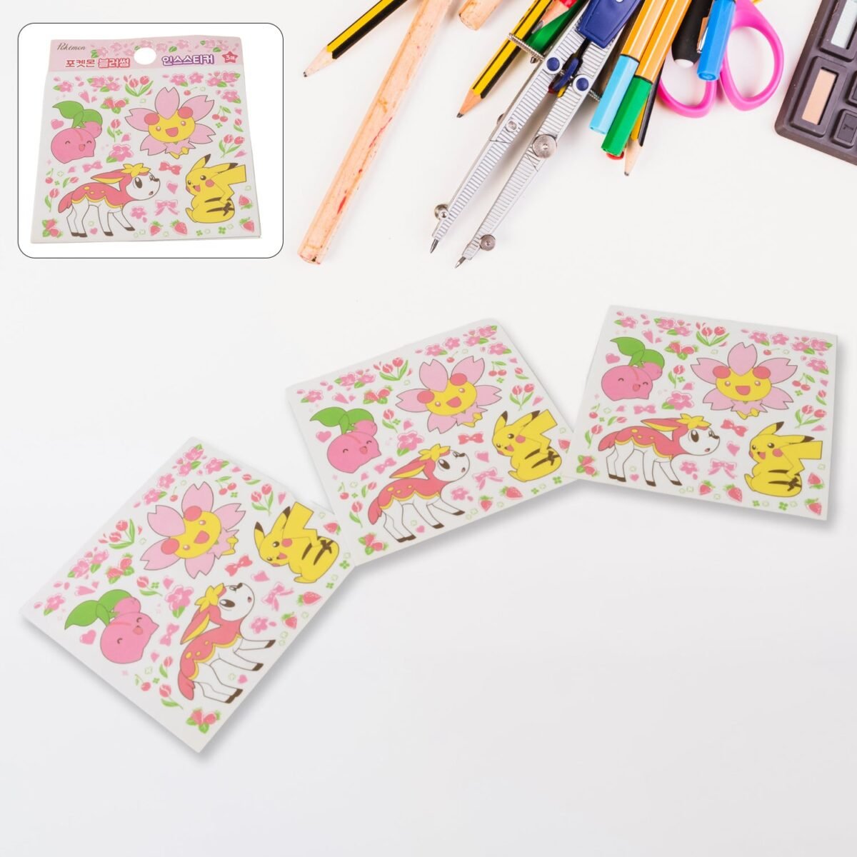 Multipurpose Adhesive 3D Stickers (3 Sheet / 11×9 Cm) - Image 3