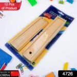 Colorful Wooden Pencil Set with Pencil box, Ruler, Sharpener For for Kids, Artist, Architect (12 Pcs Set) - Image 2